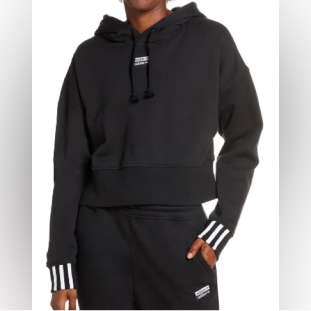 adidas originals Vocal Crop Hoodie
